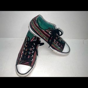Converse Chuck Taylor Parakeet Knitted Multicolor Retro Low Tops Sneakers